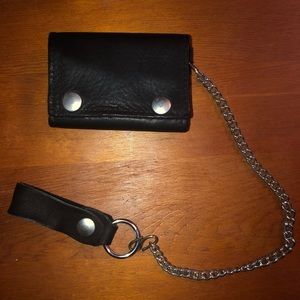 Unisex Genuine Handmade Leather Biker Wallet